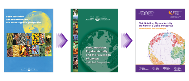Comparison of the covers for the WCRF Expert Reports over the last 30 years