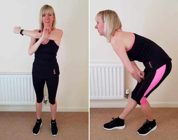 Warm-up stretches 