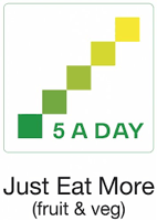 5 A DAY Just Eat More (fruit & veg)