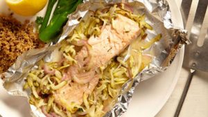 Baked salmon