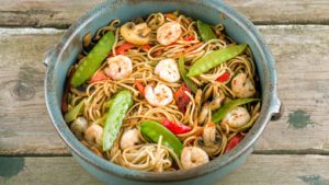 Prawn stir-fry