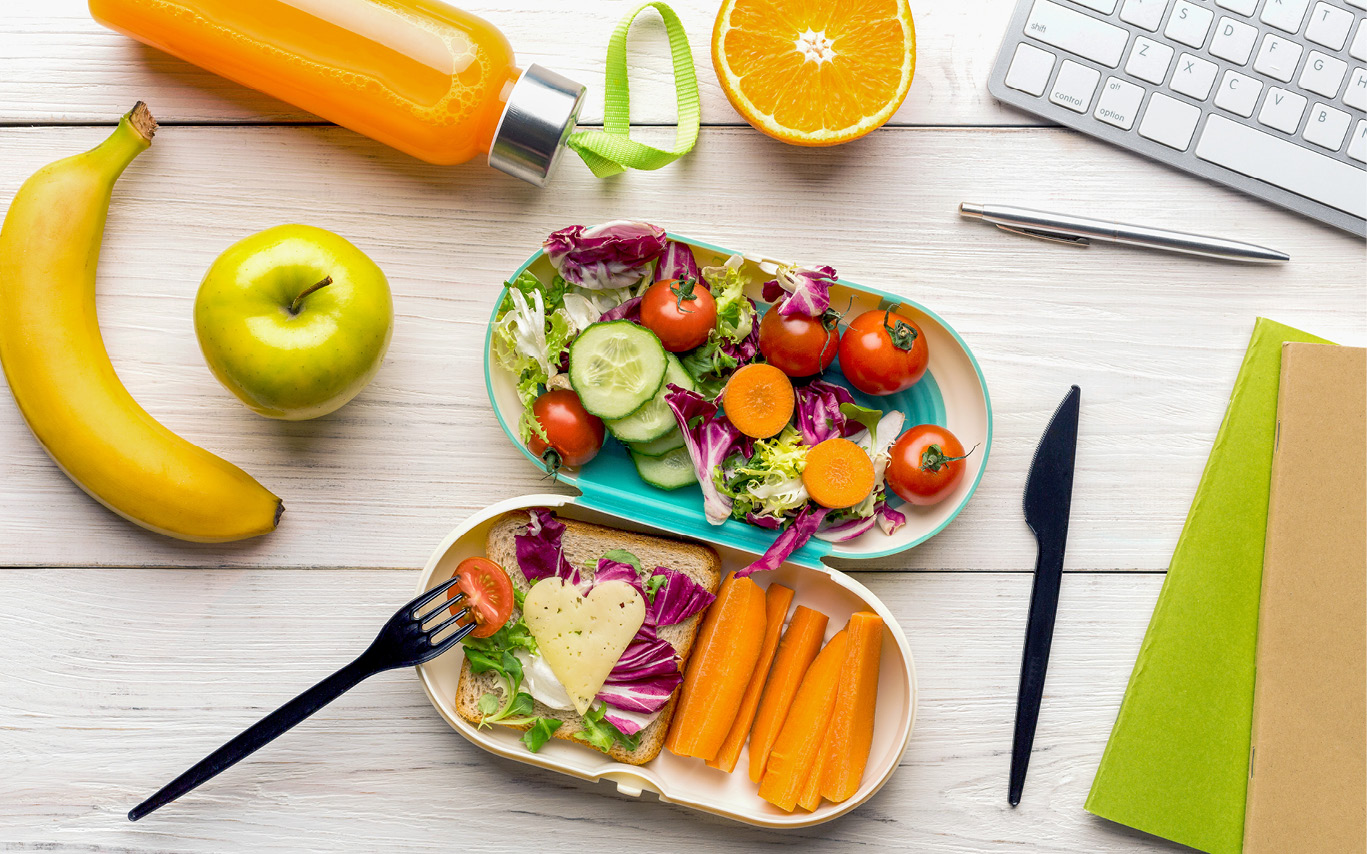 A healthy lunch box