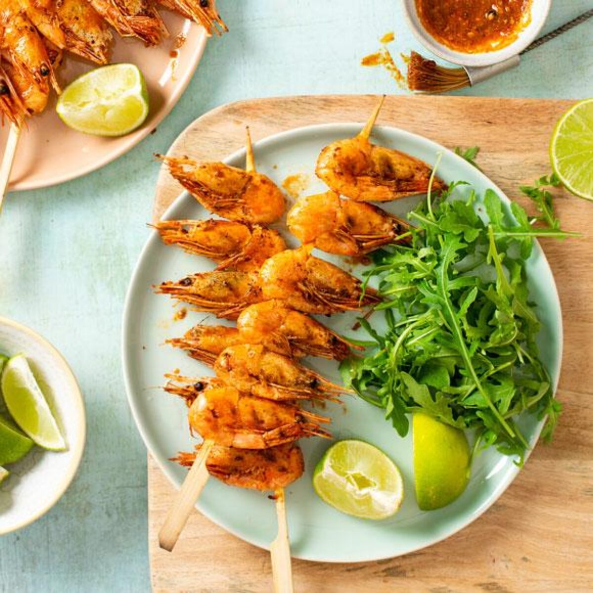 Prawn skewer shop