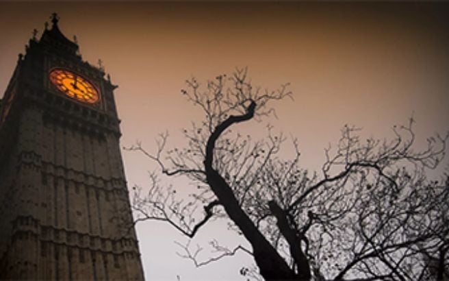 Big Ben looking a little spooky