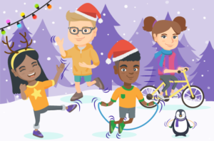 The Eat Move Learn team at Christmas