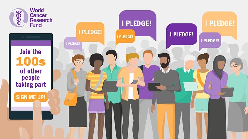 Cancer Prevention Awareness 2021 – pledge graphic