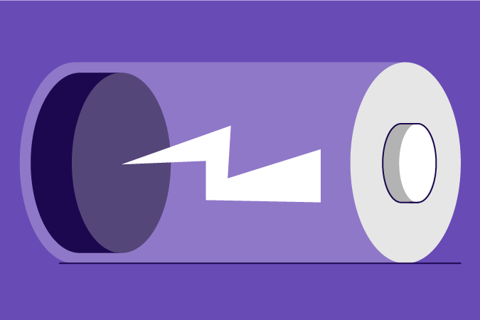 A battery