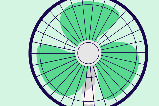 An electric fan