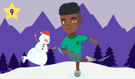 Snowman skaters