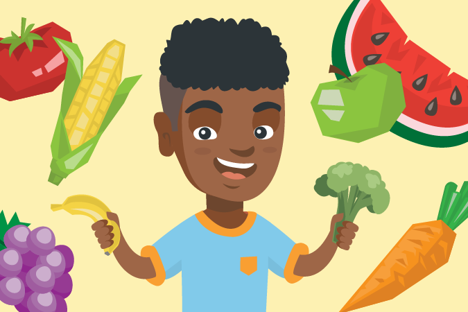 Searcher's A-Z of fruit and veg