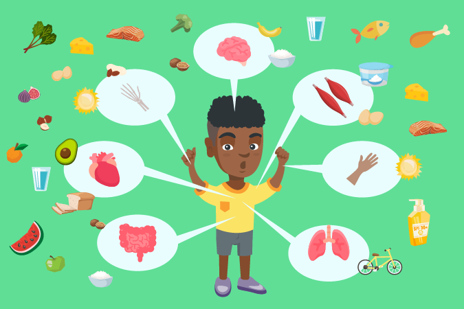 Searcher surrounded by body parts