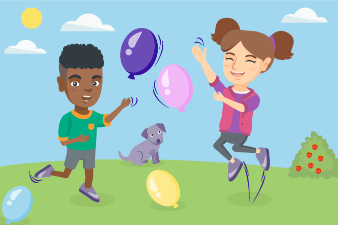 Pedal and Searcher play the balloon game