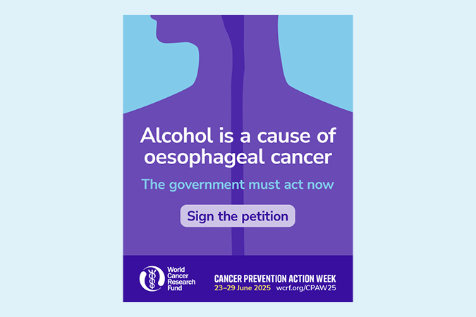 Alcohol is a cause of oesophageal cancer