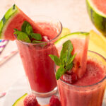 Our pink cooler watermelon slushie recipe