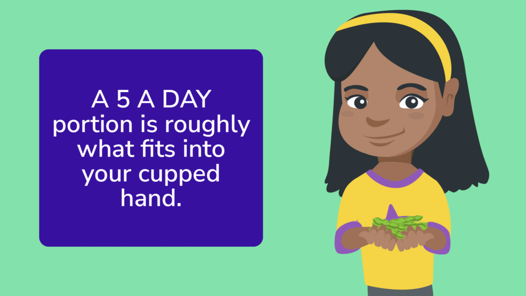 What is a 5 a day portion for children.2.8